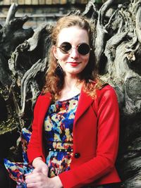 Portrait of a smiling young woman