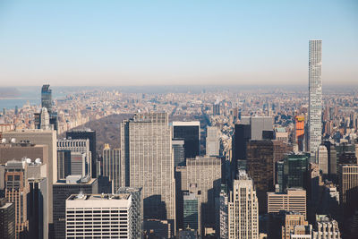 Aerial view of city