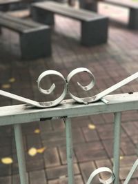 Close-up of metal