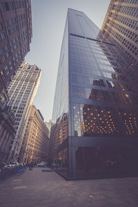 Low angle view of modern building