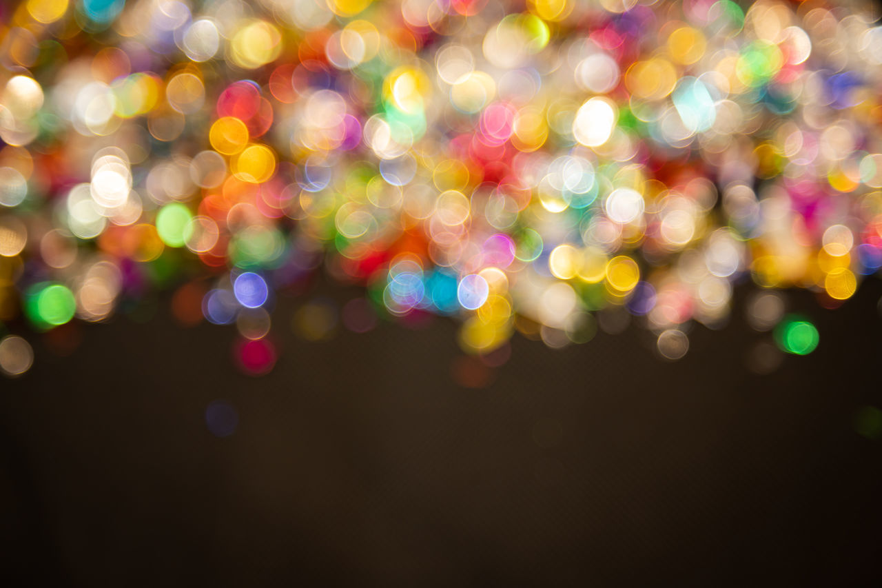 DEFOCUSED IMAGE OF LIGHTS