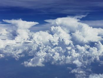 Low angle view of clouds in sky