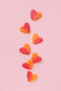 Close-up of fruits against white background