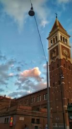 Low angle view of building against sky