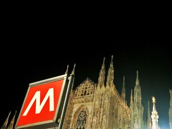 Low angle view of church