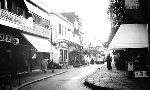 View of city street