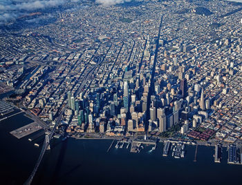 Aerial photography of san francisco city