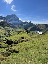 Scenic view of landscape against sky