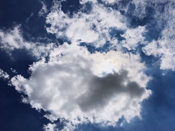 Low angle view of clouds in sky