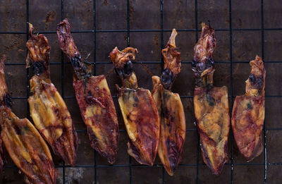 Close-up of food on table