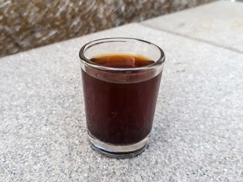 Close-up of coffee in cup