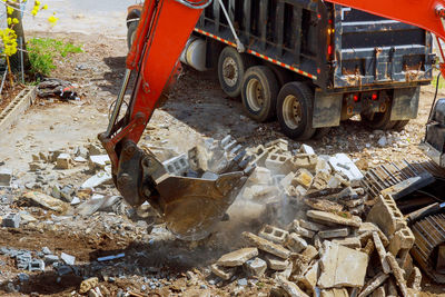 View of construction site