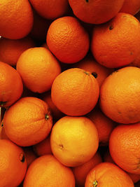 Full frame shot of oranges