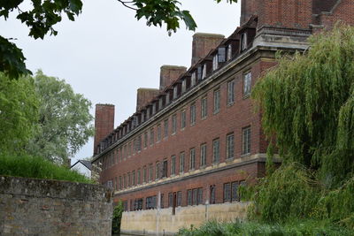 Low angle view of building against sky