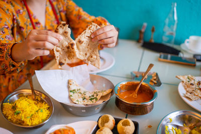 Indian food curry butter chicken