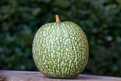 Close-up of fruit on table