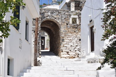 Entrance of building