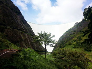 Scenic view of mountain against sky