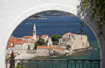 Panoramic view of buildings in city