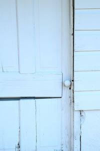 Close-up of closed door