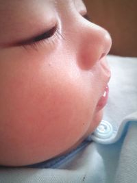 Close-up of baby boy