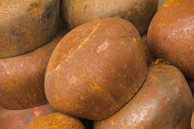 Full frame shot of fruits for sale in market