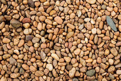 Full frame shot of pebbles