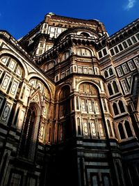 Low angle view of historical building against sky