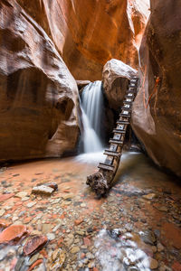 View of waterfall