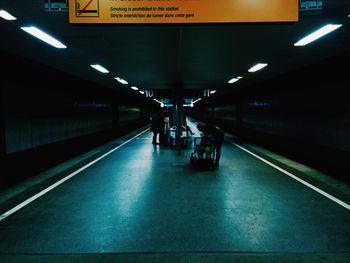 Subway station platform