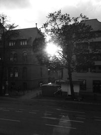 Buildings in city against sky