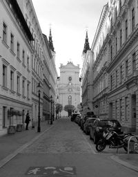 View of city street