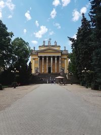 View of historical building