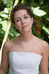 Portrait of a smiling young woman