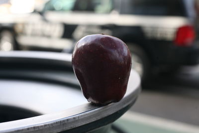 Close-up of object on table