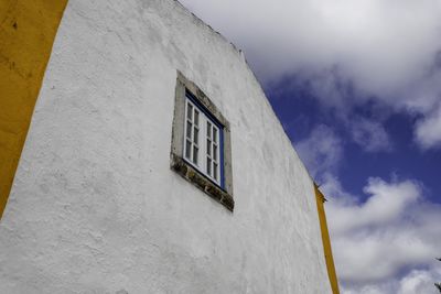 Low angle view of building against sky