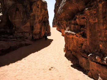 Rock formations in a desert