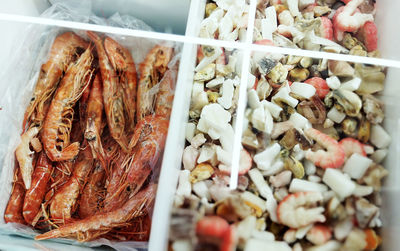 Close-up of fish for sale