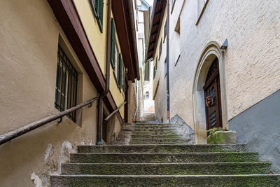 Low angle view of historic building