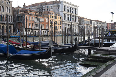 Boats in canal