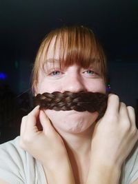 Close-up portrait of girl