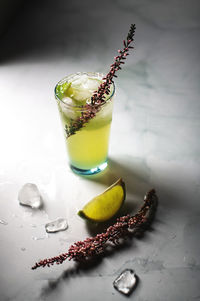 Close-up of drink on table