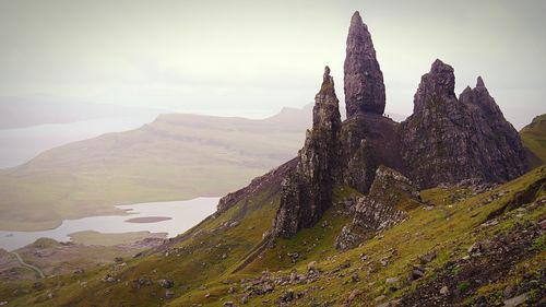 View over the old man of storr