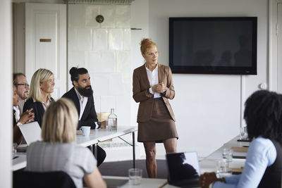 Business people at meeting