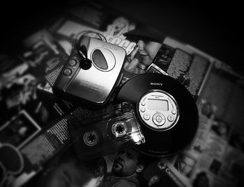Close-up of camera phone