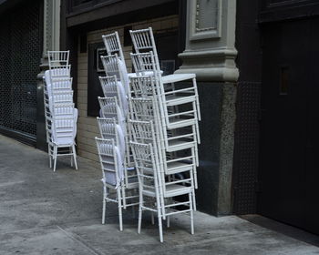 Chairs in building