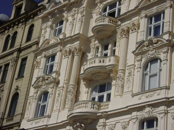 Low angle view of historical building