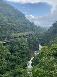 Panoramic view of landscape against sky