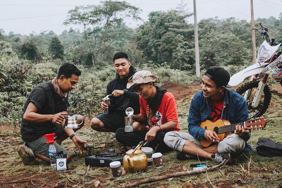 group of people, men, adult, friendship, young adult, guitar, nature, food and drink, sitting, leisure activity, full length, togetherness, tree, plant, casual clothing, day, musical instrument, food, music, lifestyles, string instrument, camping, relaxation, happiness, drink, arts culture and entertainment, sky, outdoors, beer, smiling