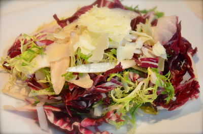 Close-up of salad in plate